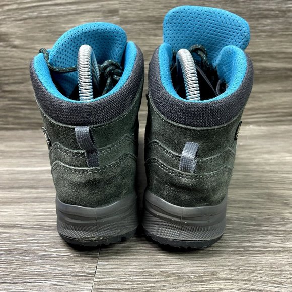Lowa Levante GTX Qc Mid Black & Blue Hiking Boots Women's Shoes Size 7 - Picture 4 of 8